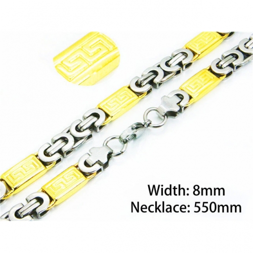 Wholesale Stainless Steel 316L Byzantine Chains NO.#BC08N0061IQQ