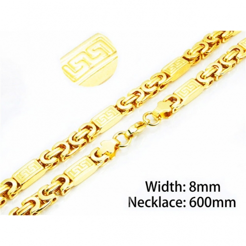 Wholesale Stainless Steel 316L Byzantine Chains NO.#BC08N0058HPA