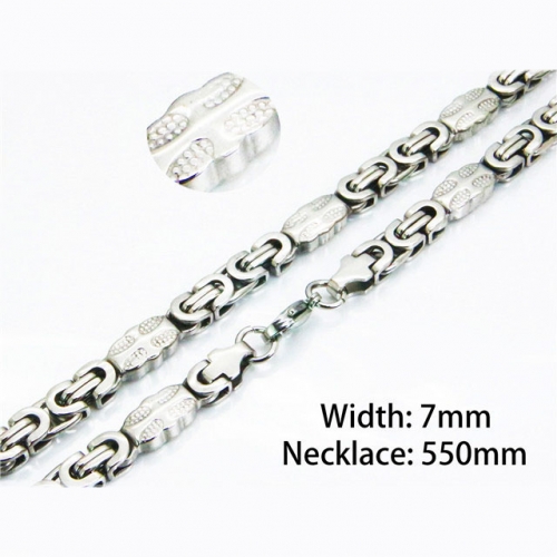 Wholesale Stainless Steel 316L Byzantine Chains NO.#BC08N0032HJD