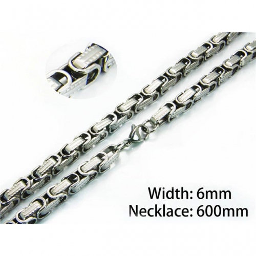 Wholesale Stainless Steel 316L Byzantine Chains NO.#BC54N0555HJD