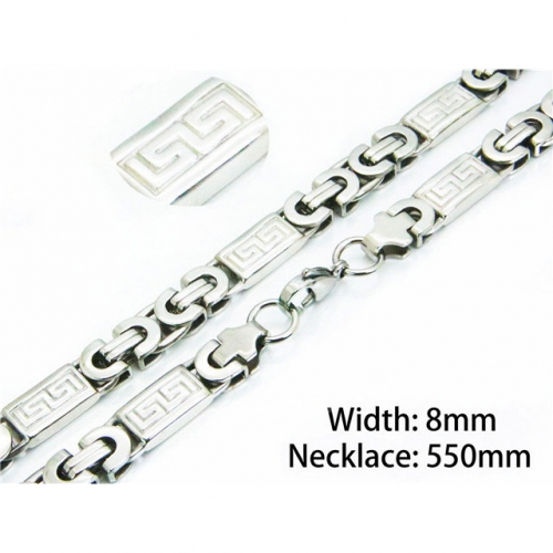 Wholesale Stainless Steel 316L Byzantine Chains NO.#BC08N0059HKR