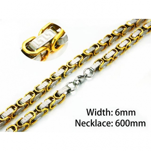 Wholesale Stainless Steel 316L Byzantine Chains NO.#BC54N0559HML