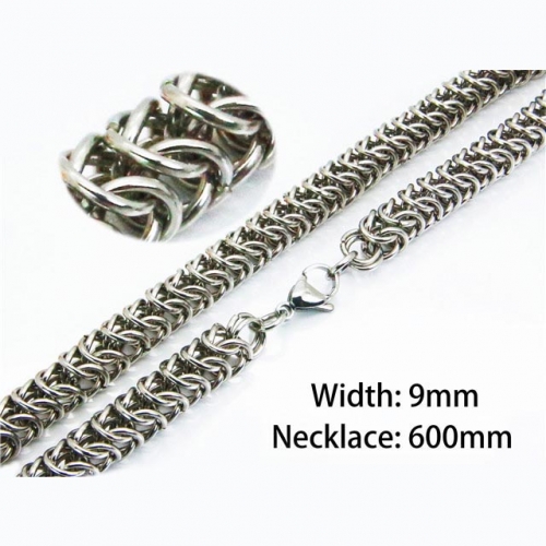 Wholesale Stainless Steel 316L Byzantine Chains NO.#BC55N0506HKZ