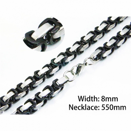 Wholesale Stainless Steel 316L Byzantine Chains NO.#BC08N0024ISS