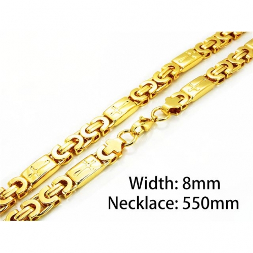 Wholesale Stainless Steel 316L Byzantine Chains NO.#BC08N0102ITT