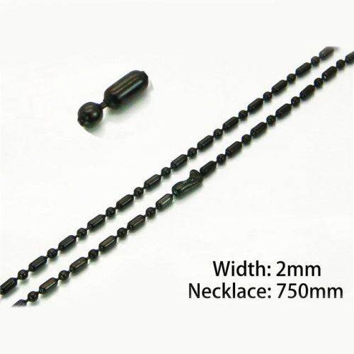 Wholesale Stainless Steel 316L Bead Chain NO.#BC70N0417JK