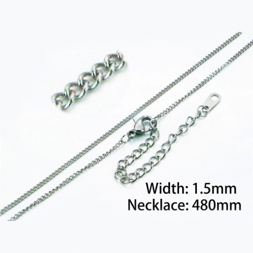 Wholesale Stainless Steel 316L Curb Chain NO.#BC61N0370JF