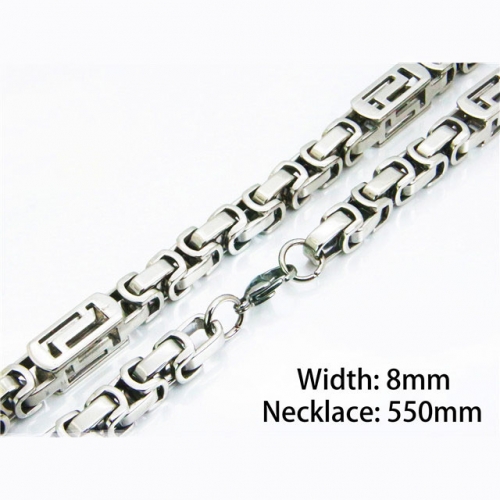 Wholesale Stainless Steel 316L Byzantine Chains NO.#BC08N0022HLD