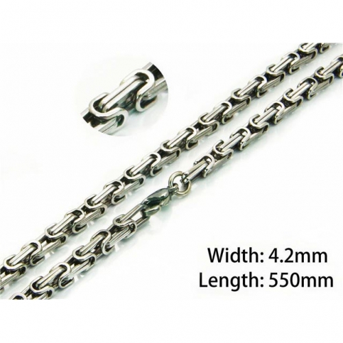 Wholesale Stainless Steel 316L Byzantine Chains NO.#BC40N0802HRR