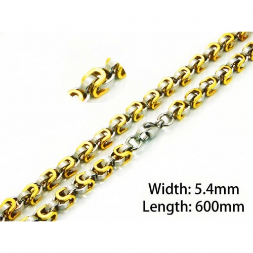 Wholesale Stainless Steel 316L Byzantine Chains NO.#BC40N0806HKC