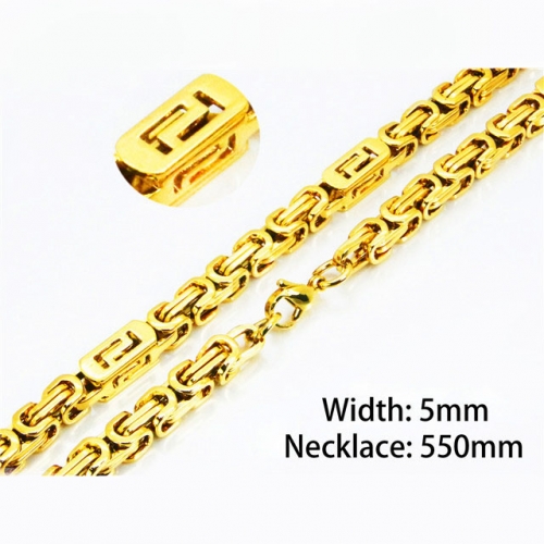 Wholesale Stainless Steel 316L Byzantine Chains NO.#BC08N0020HPA