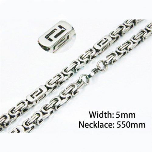 Wholesale Stainless Steel 316L Byzantine Chains NO.#BC08N0019HKW