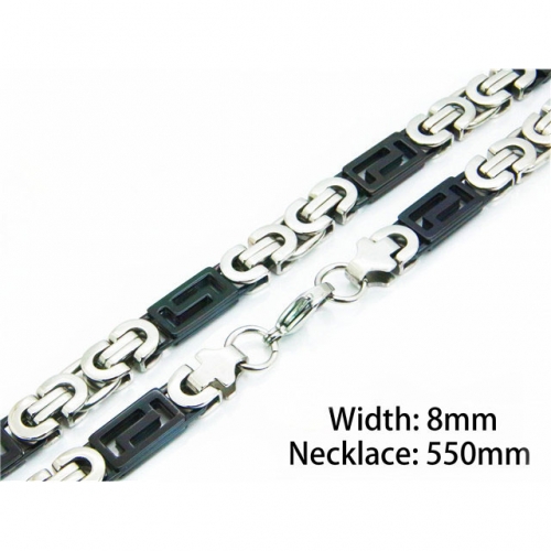 Wholesale Stainless Steel 316L Byzantine Chains NO.#BC08N0070HPD