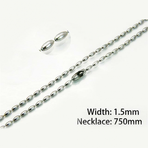 Wholesale Stainless Steel 316L Bead Chain NO.#BC70N0363IK