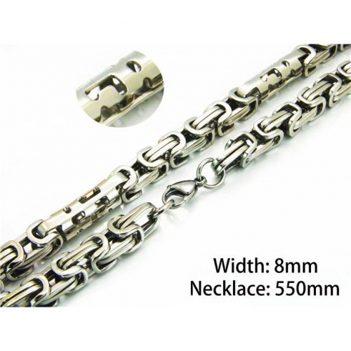 Wholesale Stainless Steel 316L Byzantine Chains NO.#BC08N0116HNG