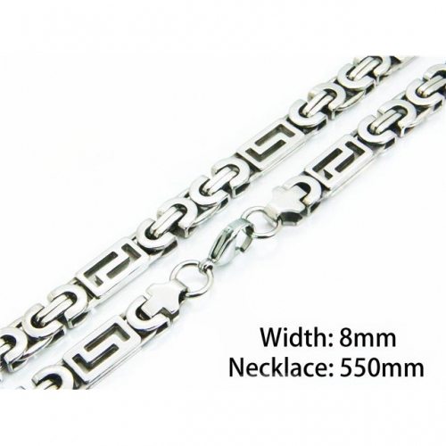 Wholesale Stainless Steel 316L Byzantine Chains NO.#BC08N0068HKC