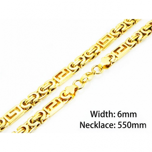 Wholesale Stainless Steel 316L Byzantine Chains NO.#BC08N0066HOD