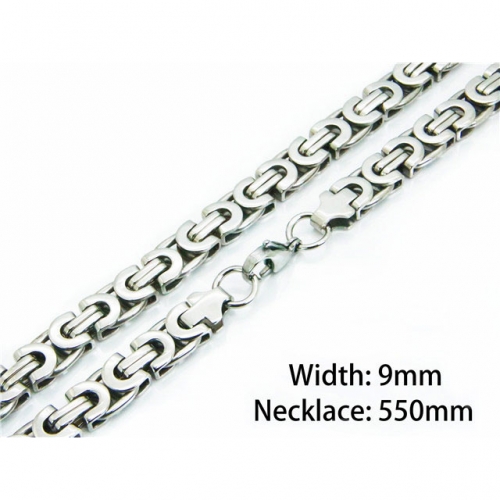 Wholesale Stainless Steel 316L Byzantine Chains NO.#BC08N0072HKC