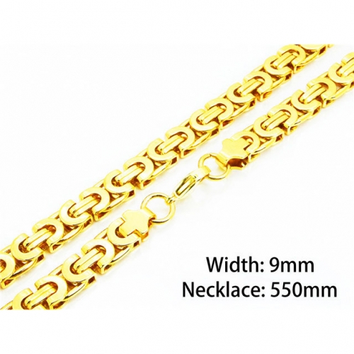 Wholesale Stainless Steel 316L Byzantine Chains NO.#BC08N0073HPW