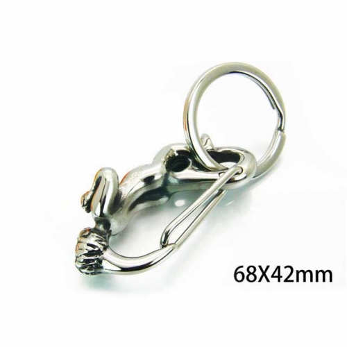 Wholesale Stainless Steel 316L Keychain NO.#BC22P0334HOW
