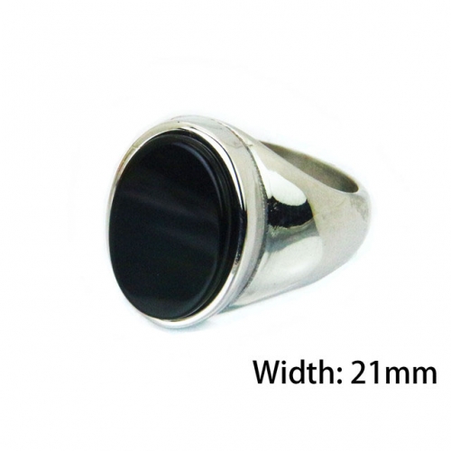 Wholesale Stainless Steel 316L Big CZ Rings NO.#BC17R0281HIE