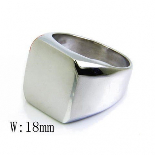 Wholesale Stainless Steel 316L Rings Simple NO.#BC46R0265H00