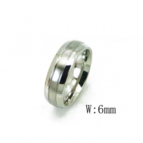 Wholesale Stainless Steel 316L Rings Simple NO.#BC23R0058IX