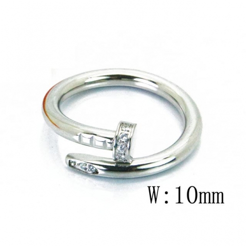Wholesale Stainless Steel 316L Rings Small CZ NO.#BC19R0169PA