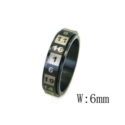 Wholesale Stainless Steel 316L Font Rings NO.#BC23R0038LL