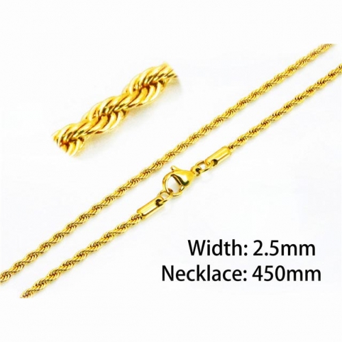 Wholesale Stainless Steel 316L Rope Chains NO.#BC62N0388JI