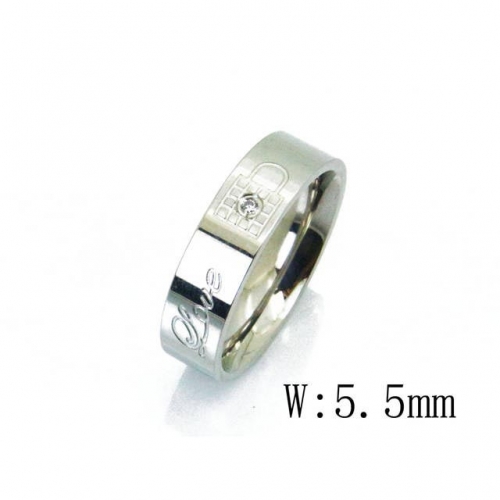 Wholesale Stainless Steel 316L Font Rings NO.#BC23R0018JB
