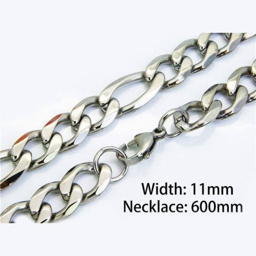 BC Wholesale Stainless Steel 316L Figaro Chains NO.#BC40N0541HOZ