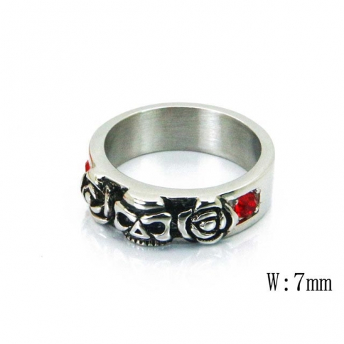 Wholesale Stainless Steel 316L Skull Rings NO.#BC46R0556P0