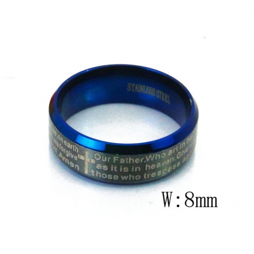 Wholesale Stainless Steel 316L Rings Religion NO.#BC23R0098OW