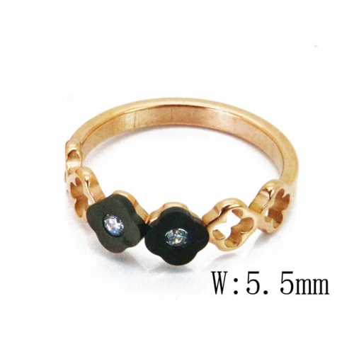 Wholesale Stainless Steel 316L Rings Rose-Gold NO.#BBC80R0150LL