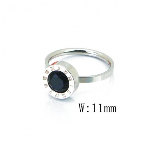 Wholesale Stainless Steel 316L Big CZ Rings NO.#BC59R0004K5