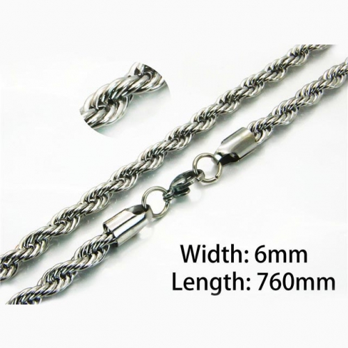 Wholesale Stainless Steel 316L Rope Chains NO.#BC40N0761OD