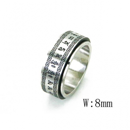 Wholesale Stainless Steel 316L Font Rings NO.#BC23R0032MR