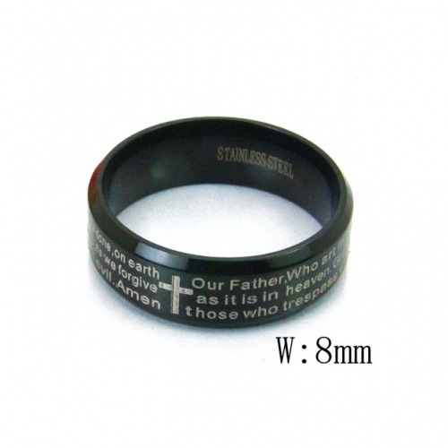 Wholesale Stainless Steel 316L Rings Religion NO.#BC23R0096LL