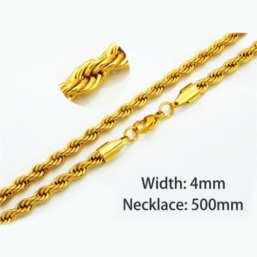 Wholesale Stainless Steel 316L Rope Chains NO.#BC40N0210L5