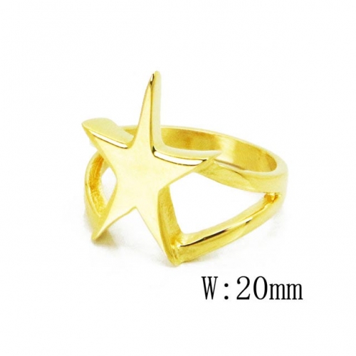 Wholesale Stainless Steel 316L Star Ring NO.#BC15R1398HHE