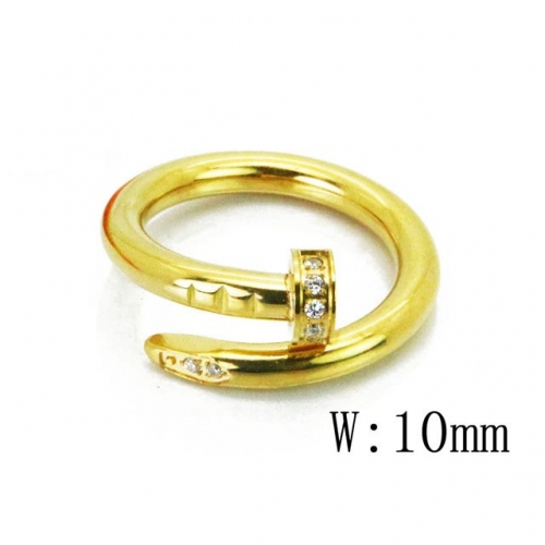 Wholesale Stainless Steel 316L Rings Small CZ NO.#BC19R0170HDD