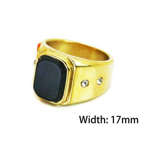 Wholesale Stainless Steel 316L Big CZ Rings NO.#BC17R0268HJX