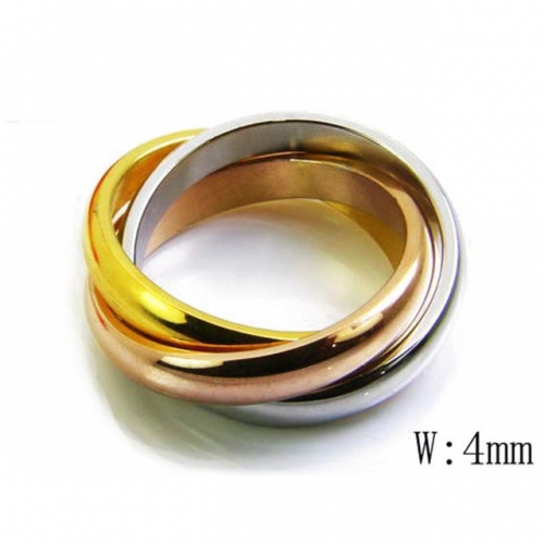 Wholesale Stainless Steel 316L Ring Three Color NO.#BC05R0855H40