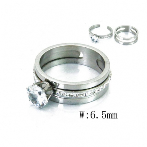 Wholesale Stainless Steel 316L Stack Ring Set NO.#BC19R0023HDD