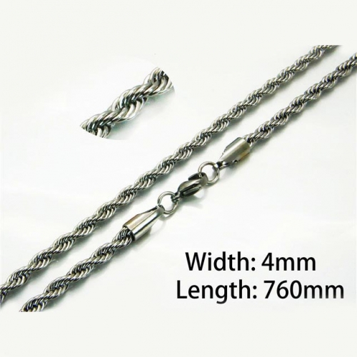 Wholesale Stainless Steel 316L Rope Chains NO.#BC40N0759LF