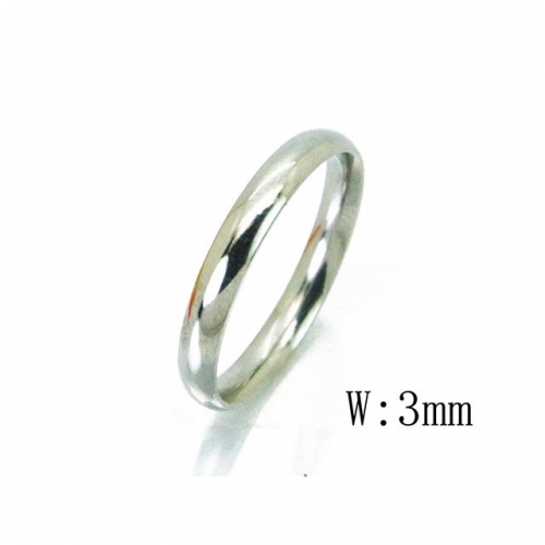 Wholesale Stainless Steel 316L Rings Simple NO.#BC62R0300HL