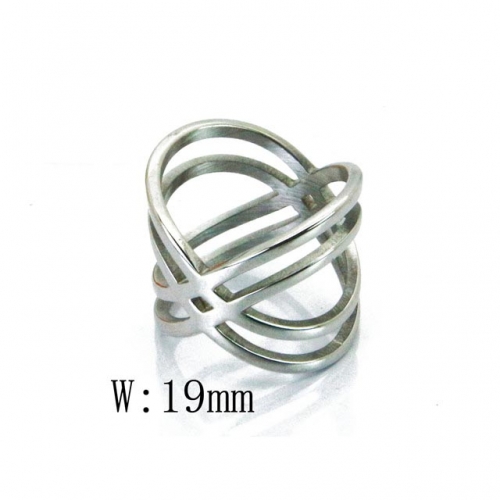 Wholesale Stainless Steel 316L Rings Popular NO.#BC19R0029PQ