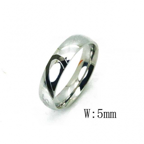 Wholesale Stainless Steel 316L Rings Simple NO.#BC23R0067IO