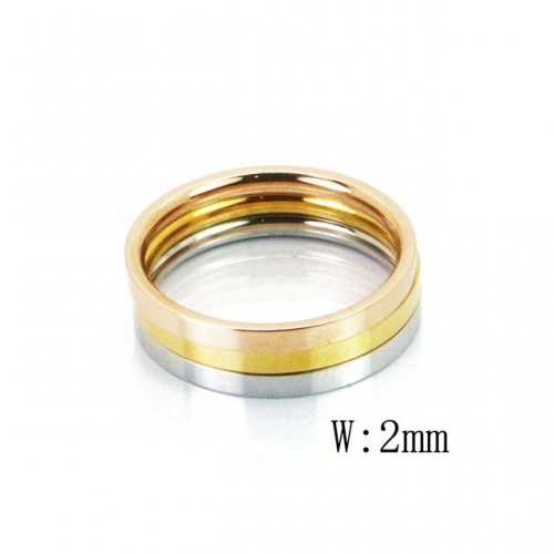 Wholesale Stainless Steel 316L Ring Three Color NO.#BC59R0028ML